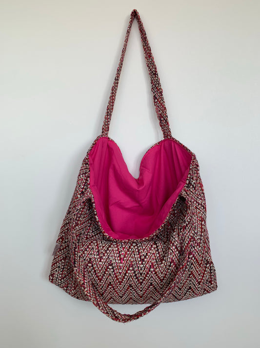 Mom Bag Zig Zag Pink