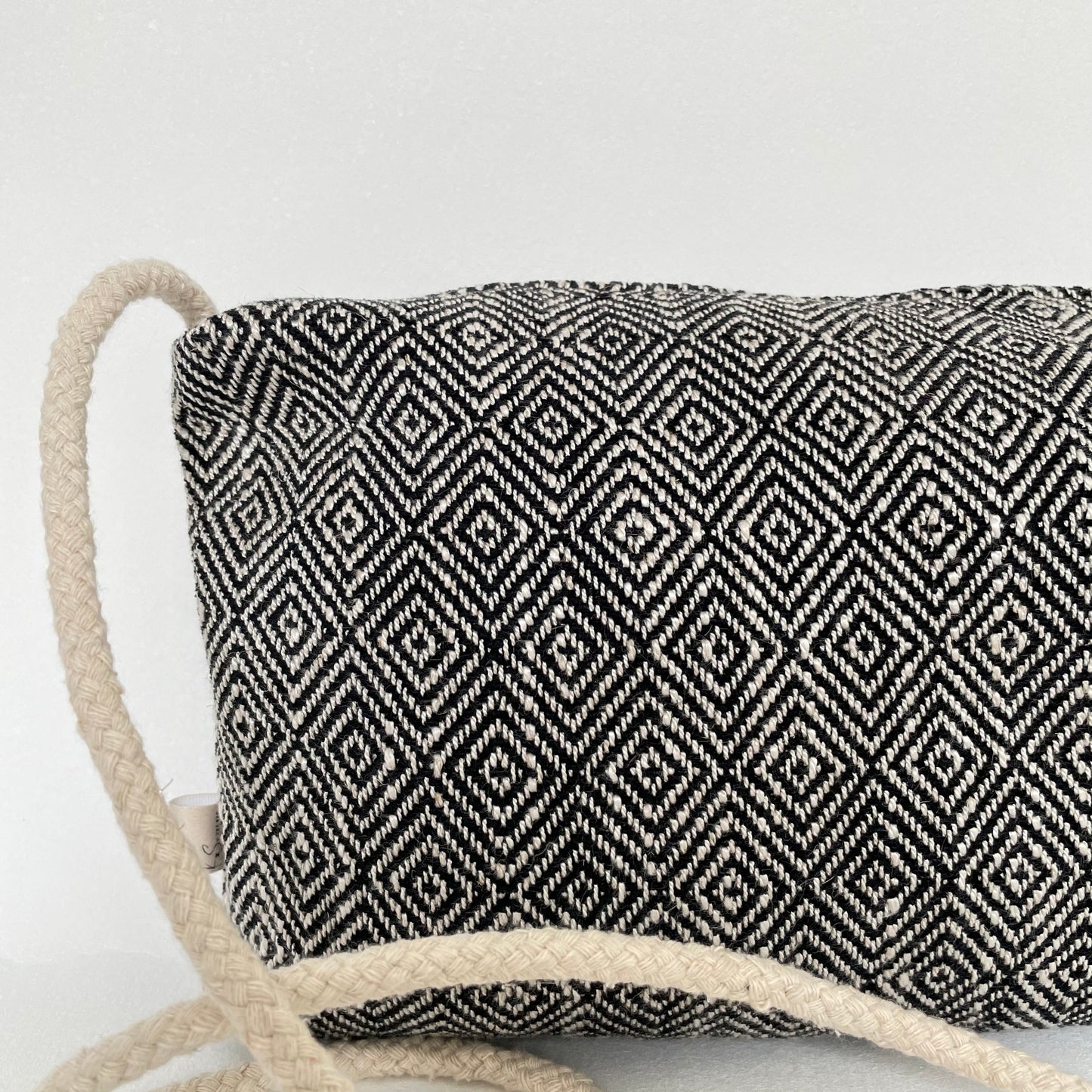 Clutch zig zag zwart/ wit